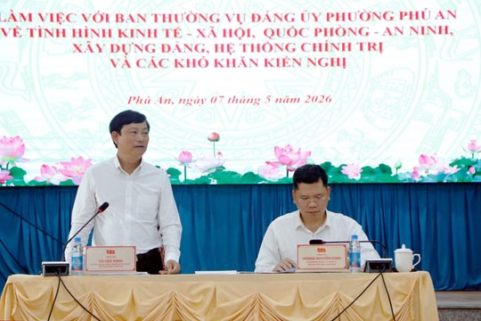 TP.HCM rà soát tiến độ các dự án đô thị trọng điểm tại phường Phú An và nhiều địa phương