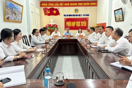 Kịp thời tháo gỡ khó khăn cho TAND khu vực 2 - An Giang