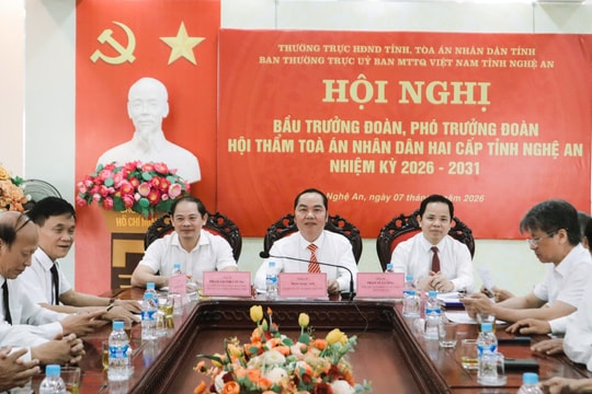 TAND tỉnh Nghệ An bầu Trưởng, Phó đoàn Hội thẩm nhân dân nhiệm kỳ 2026 – 2031