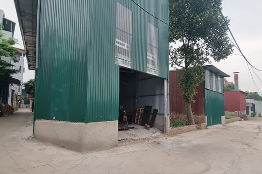 Xã Hát Môn (Hà Nội): Băn khoăn quy trình chuyển đổi đất và công trình dạng nhà xưởng trên đất ở
