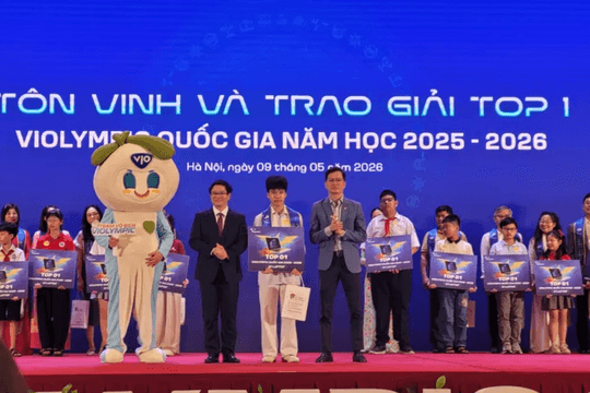 Violympic 2025-2026 vinh danh hơn 32.000 học sinh xuất sắc trên cả nước