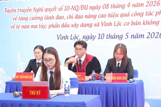 Phiên tòa giả định - Lan tỏa thông điệp phòng, chống ma túy trong cộng đồng