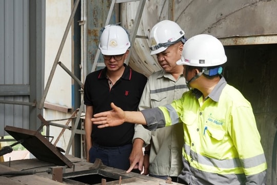 Kiểm tra đột xuất nhà máy xi măng sau phản ánh bụi, mùi khét