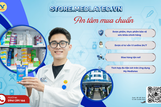 MEDLATEC ra mắt sàn thương mại điện tử chuyên các sản phẩm y tế, sức khỏe store.medlatec.vn