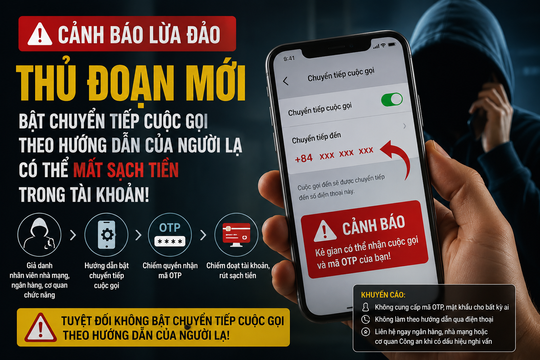 Thủ đoạn mới khiến nhiều người sập bẫy, mất sạch tiền sau một thao tác trên điện thoại