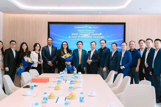 Eximbank duy trì vai trò nhà tạo lập thị trường ngoại hối, 6 năm liên tiếp được LSEG vinh danh