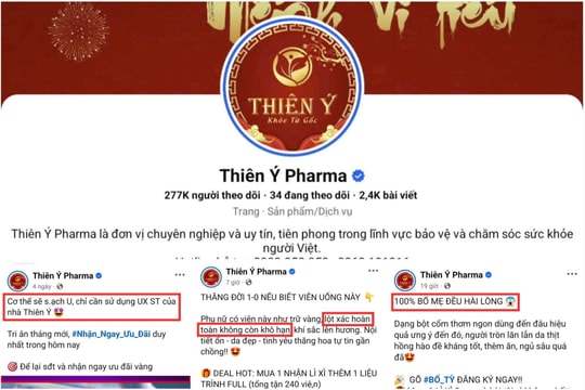 Cam kết "100% hài lòng", "sạch u": Sự thật hay "thổi phồng" ngôn từ của Thiên Ý Pharma?