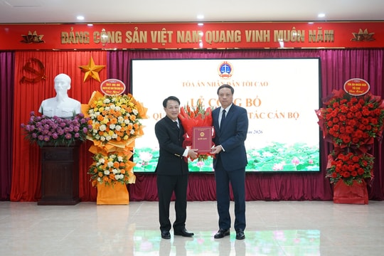 TANDTC công bố quyết định bổ nhiệm Chánh án TAND tỉnh Hưng Yên