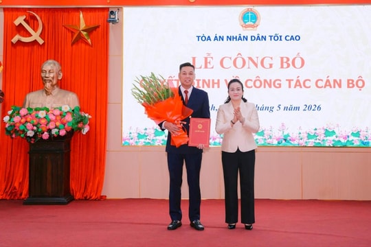 Công bố Quyết định điều động, bổ nhiệm Chánh án TAND tỉnh Ninh Bình