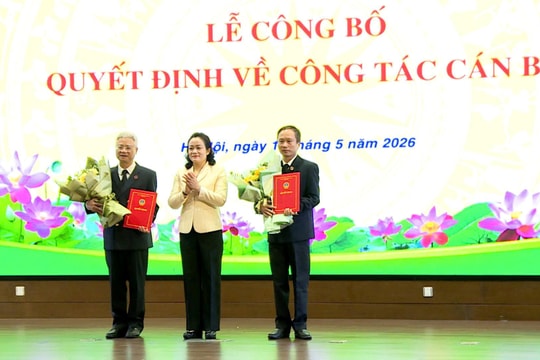 Bổ nhiệm lãnh đạo Vụ Giám đốc, kiểm tra III và IV Tòa án nhân dân tối cao