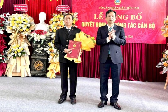Đồng chí Đặng Quốc Lộc được bổ nhiệm làm Chánh án TAND TP Huế