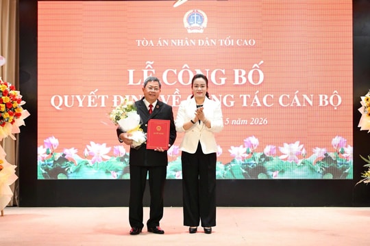 Trao quyết định bổ nhiệm Chánh án TAND tỉnh Khánh Hòa