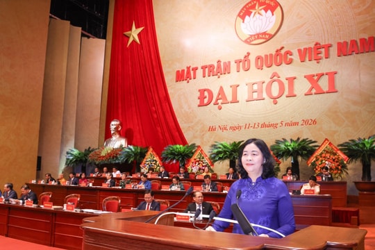Bà Bùi Thị Minh Hoài tái đắc cử Chủ tịch Ủy ban Trung ương MTTQ Việt Nam khóa XI