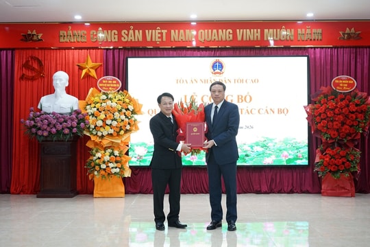 Tòa án nhân dân tối cao công bố Chánh án tỉnh Hưng Yên