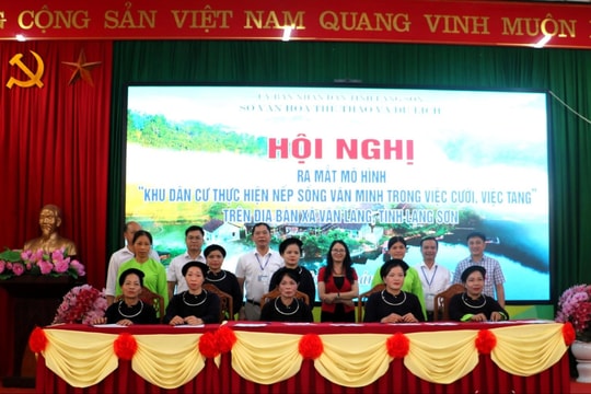 Thực hiện mô hình nếp sống văn minh trong công tác “Hiếu - Hỷ”
