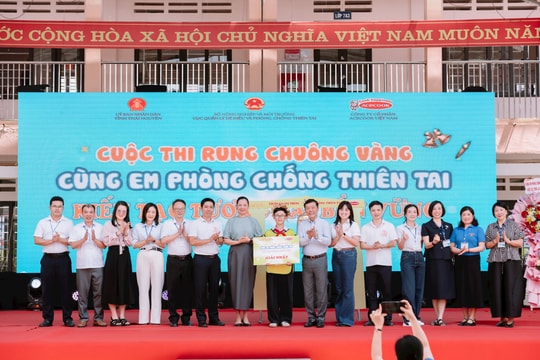 Học sinh thi kiến thức, vẽ tranh về phòng chống thiên tai
