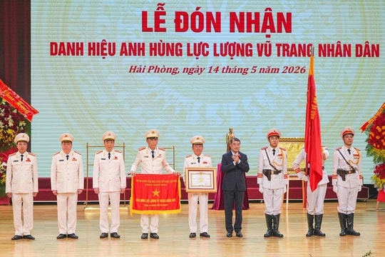 Thủ tướng trao danh hiệu Anh hùng Lực lượng vũ trang cho Công an TP. Hải Phòng