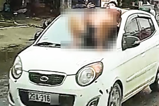 Khởi tố bố vợ và con rể trong vụ nằm lên nắp ca pô khi ô tô đang chạy