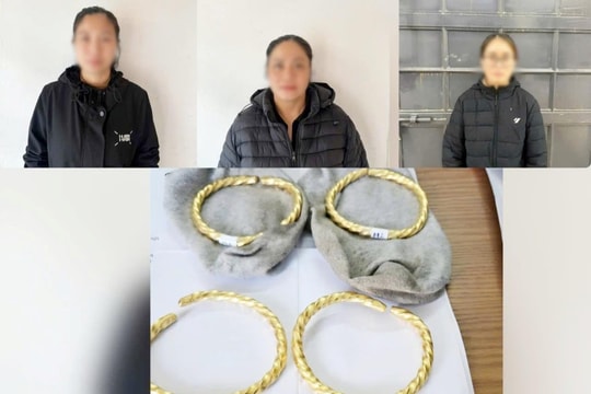Truy tố 3 người phụ nữ vận chuyển vàng trái phép trị giá hơn 2,2 tỷ đồng