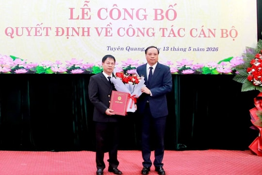 Bổ nhiệm đồng chí Bùi Đức Thuận giữ chức Chánh án TAND tỉnh Tuyên Quang
