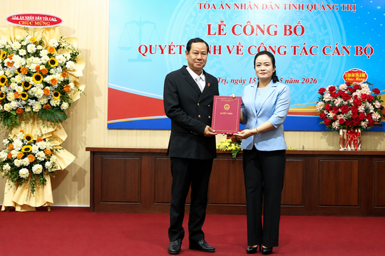 Đồng chí Vũ Văn Minh giữ chức Chánh án TAND tỉnh Quảng Trị