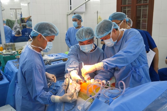 Thực hiện thành công ca ghép thận với người cho thận cao tuổi nhất