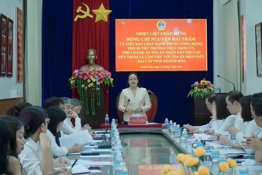 Phó Chánh án TANDTC Nguyễn Hải Trâm: Đẩy mạnh chuyển đổi số, nâng cao trách nhiệm người đứng đầu