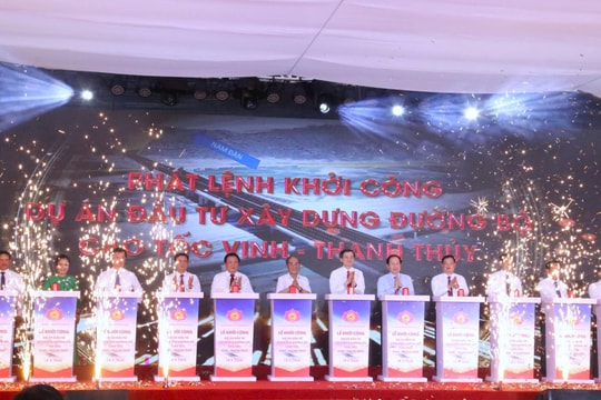 Khởi công dự án cao tốc Vinh - Thanh Thủy