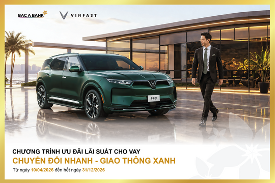 Bac A Bank thúc đẩy “giao thông xanh” bằng tín dụng ưu đãi