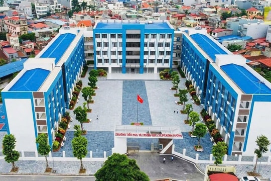 Thành lập Trường Tiểu học và THCS Kênh Dương quy mô giáo dục hiện đại bậc nhất Hải Phòng