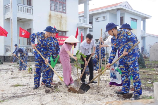 Lữ đoàn 146 tổ chức Tết trồng cây đời đời nhớ ơn Bác Hồ
