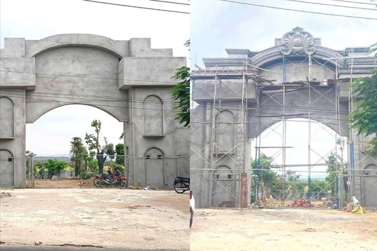 Gia Lai: Công trình bị xử phạt, yêu cầu phá dỡ vẫn thi công