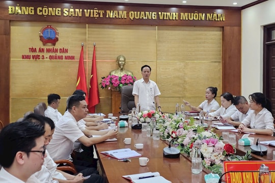 TAND khu vực 3 - Quảng Ninh đẩy mạnh học và làm theo Bác gắn với phục vụ nhân dân