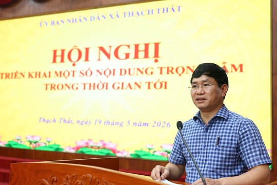 Xã Thạch Thất (Hà Nội) làm rõ thông tin thiếu chính xác trên mạng xã hội