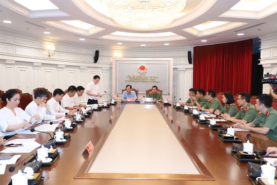 Hội nghị công bố Dự thảo kết luận kiểm tra công tác bảo vệ bí mật nhà nước