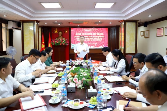 Chánh án TANDTC Nguyễn Văn Quảng thăm và làm việc với Báo Công lý