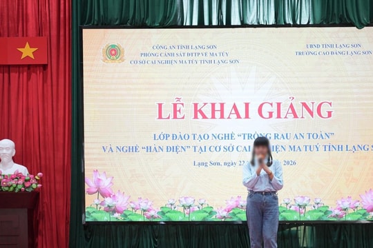 Đào tạo nghề cho học viên cai nghiện ở Lạng Sơn