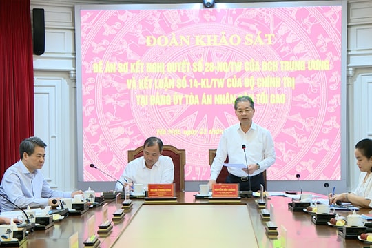 Tổ chức hoạt động của ngành Tòa án đã tinh gọn, hiệu quả
