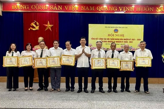 TAND tỉnh Lào Cai: Ghi nhận những đóng góp trách nhiệm của đội ngũ hội thẩm nhân dân