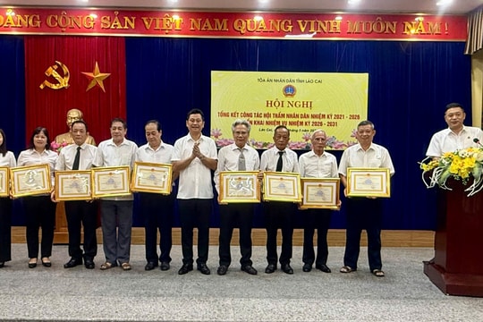 TAND tỉnh Lào Cai: Ghi nhận những đóng góp trách nhiệm của đội ngũ Hội thẩm nhân dân