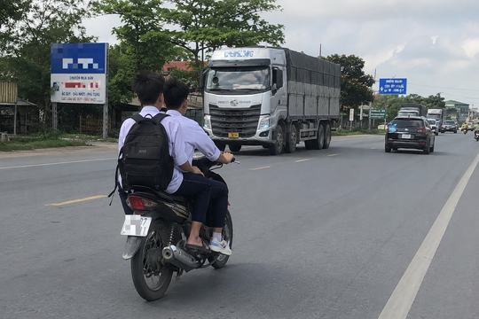 Quốc lộ không phải nơi để trẻ vị thành niên “thử tay lái”