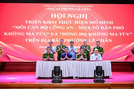 Hải Phòng: Mô hình "Tổ dân phố không ma túy" gắn với vai trò lực lượng Công an cơ sở