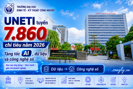Đại học Kinh tế - Kỹ thuật Công nghiệp tuyển sinh 2026: Đẩy mạnh đào tạo AI và công nghệ số