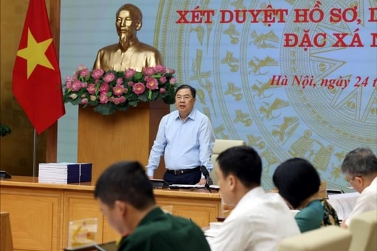Phó Thủ tướng Thường trực Phạm Gia Túc chủ trì phiên họp của Hội đồng tư vấn đặc xá năm 2026