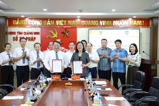 Sở Tư pháp và Đoàn Luật sư Quảng Ninh ký kết quy chế phối hợp