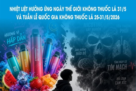 Mỗi cán bộ, học viên là một tuyên truyền viên phòng, chống tác hại của thuốc lá