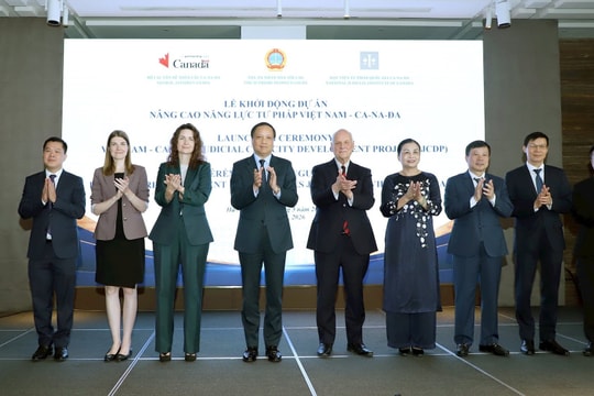 Việt Nam - Canada khởi động dự án nâng cao năng lực tư pháp