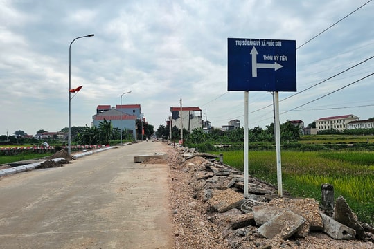 Phúc Sơn (Hà Nội): Quan ngại tại dự án hơn 17 tỷ do Công ty Hưng Thịnh thi công