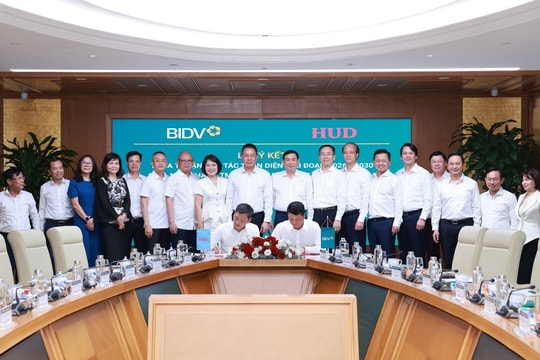 BIDV và HUD tăng cường hợp tác hướng tới phát triển bền vững