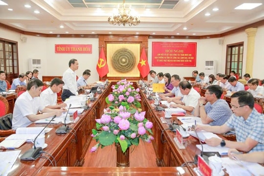 Đoàn công tác của Bộ Chính trị làm việc tại Thanh Hóa